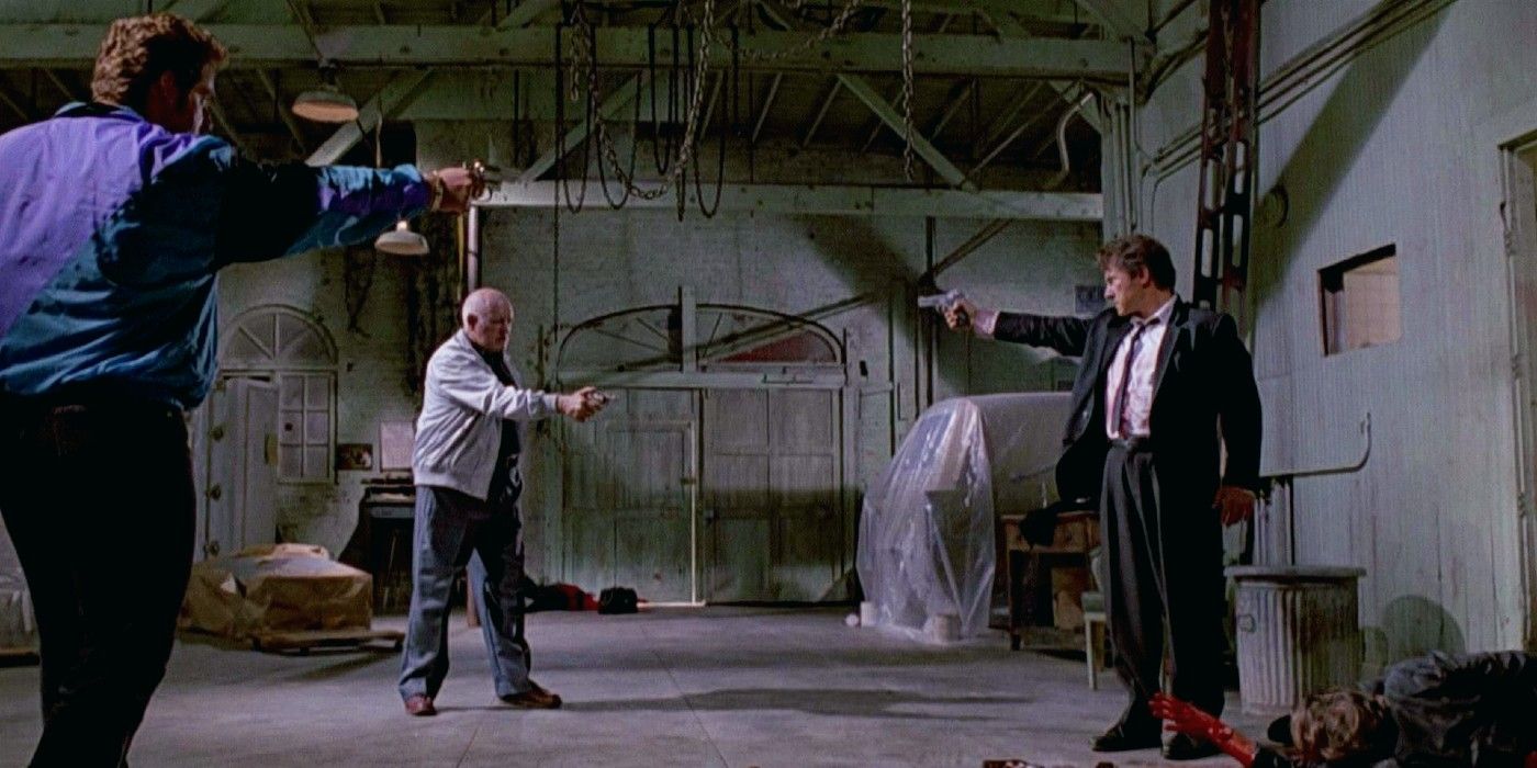 A mexican standoff in Reservoir Dogs