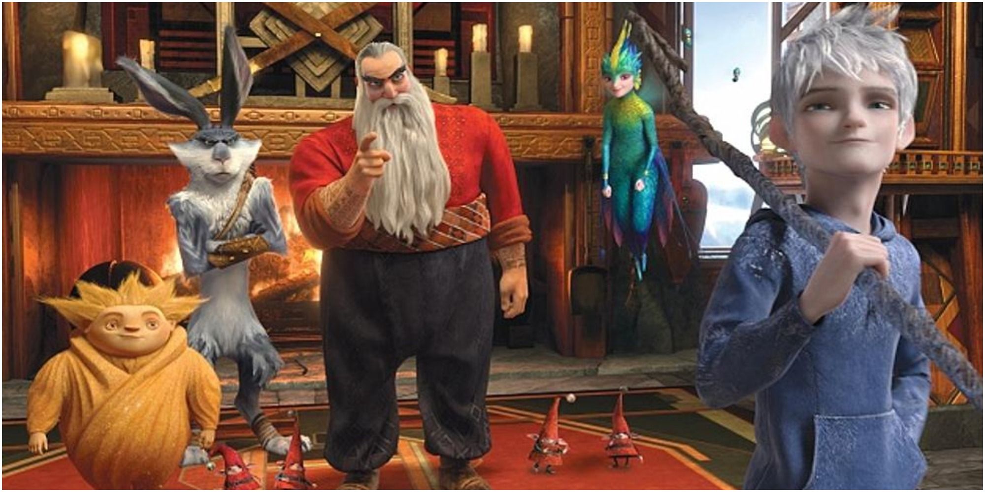 The characters of DreamWorks' Rise of the Guardians 