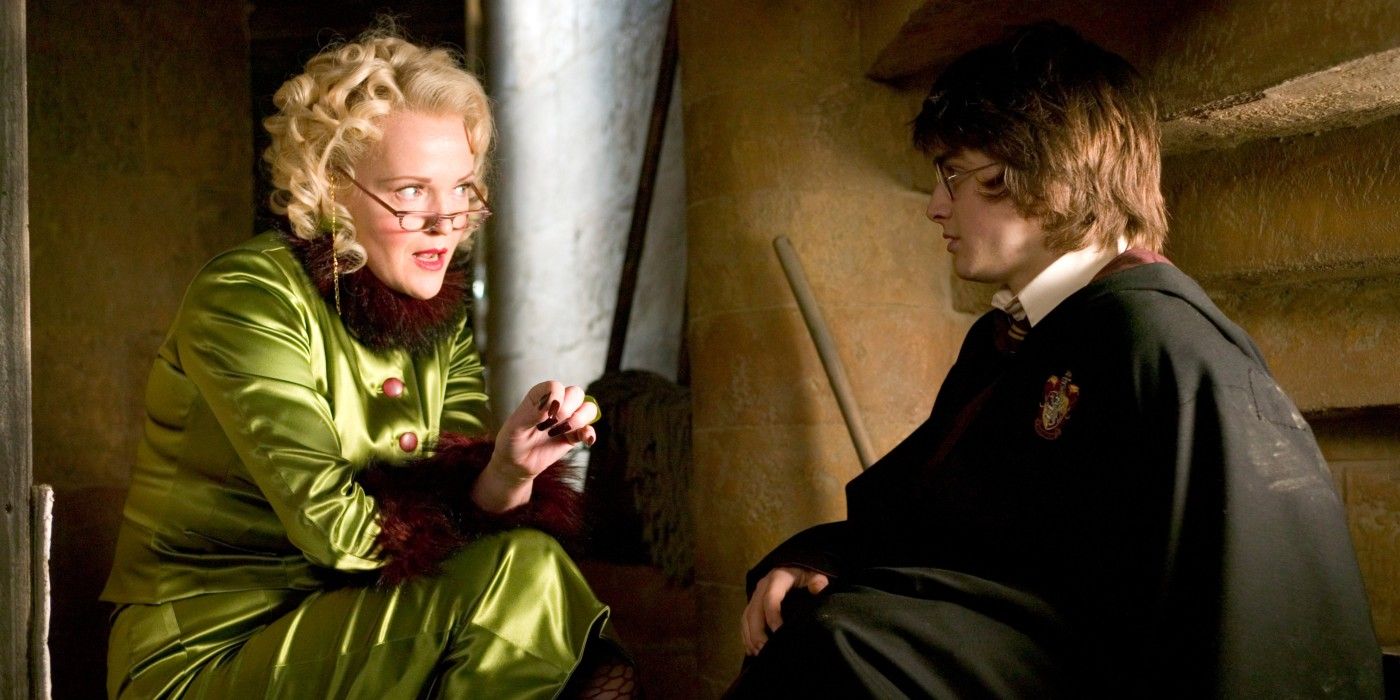 Rita Skeeter interviewing Harry Potter