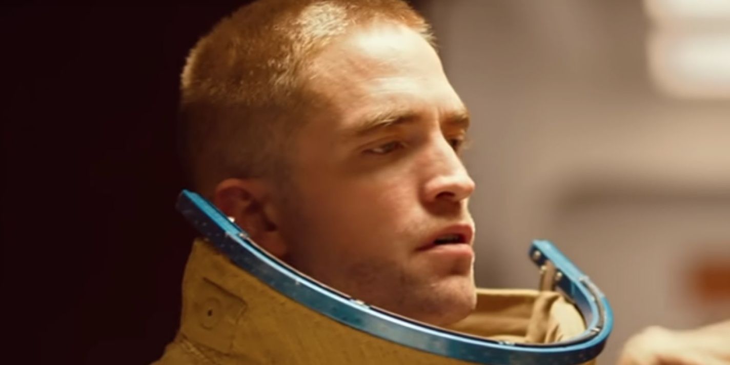 Robert Pattinson in High Life with space suit on.