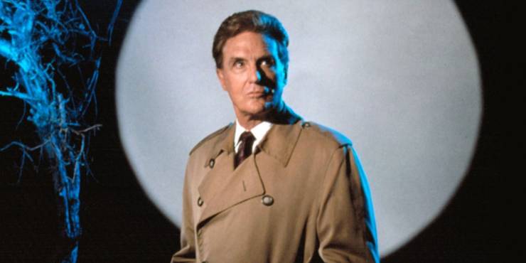 Robert Stack conduttore di Unsolved Mysteries