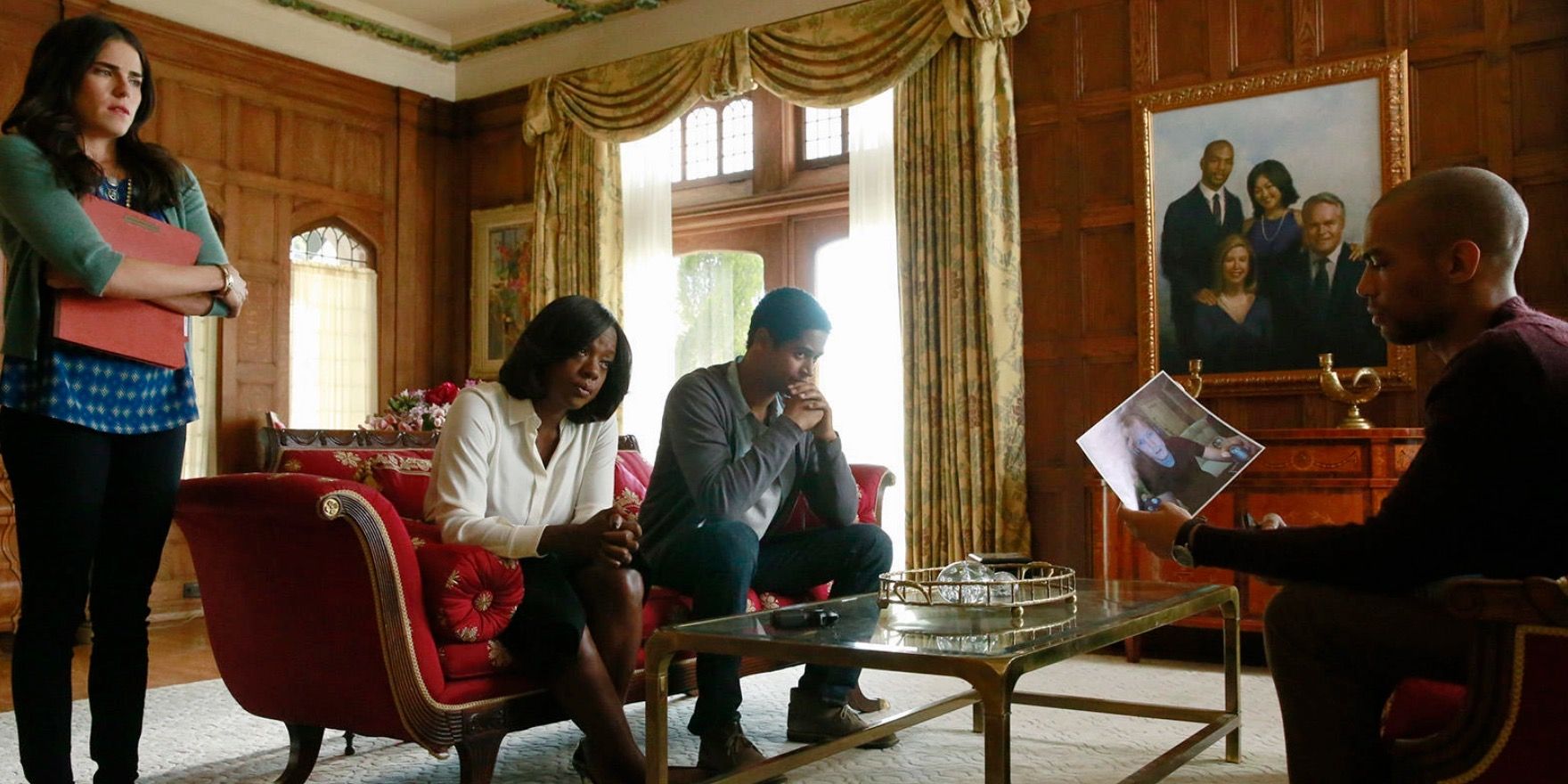 Annalise Keating, Wes Gibbons, and Laurel Castillo in How To Get Away With Murder 