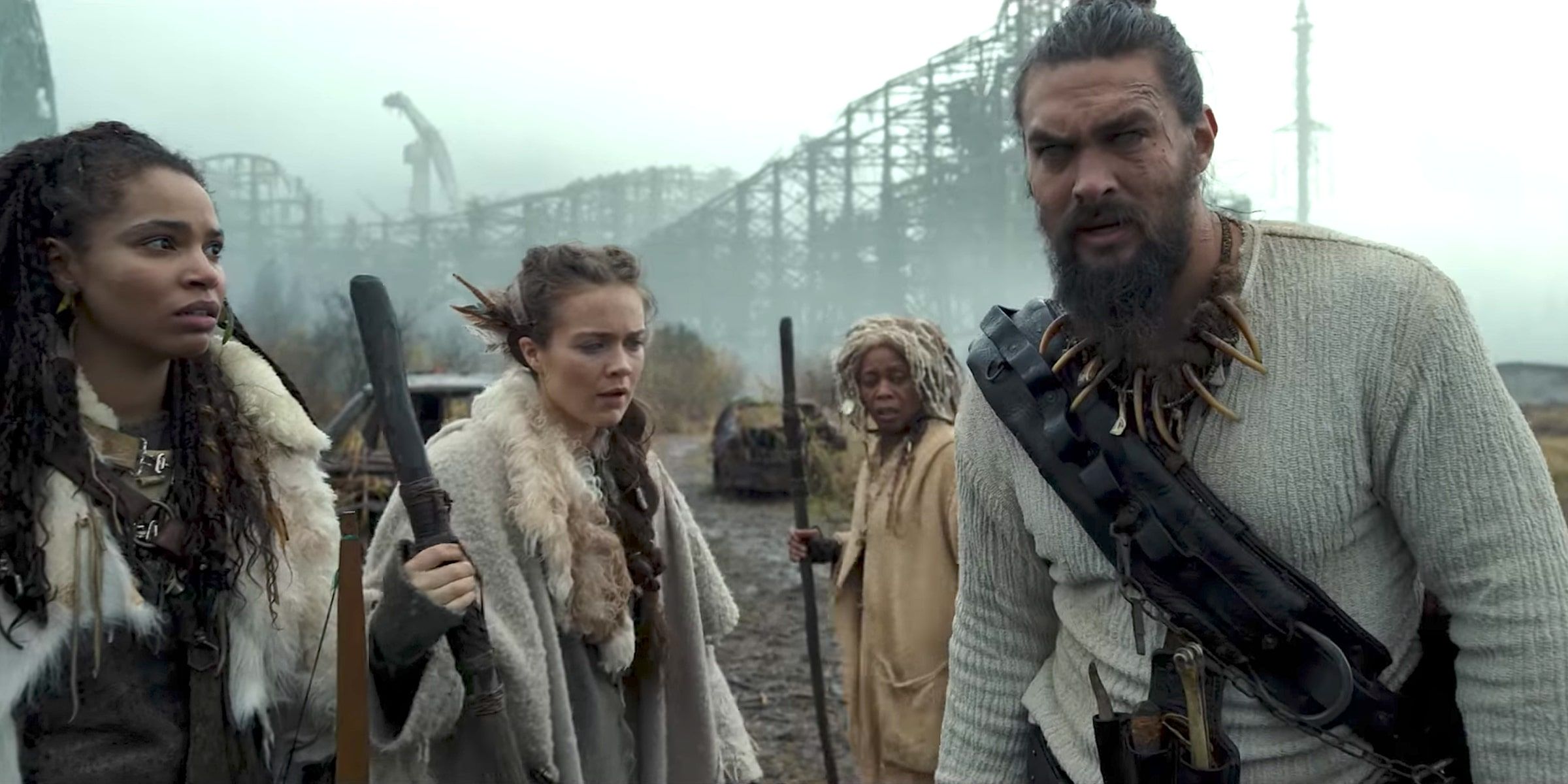 Jason Momoa and his tribe on See