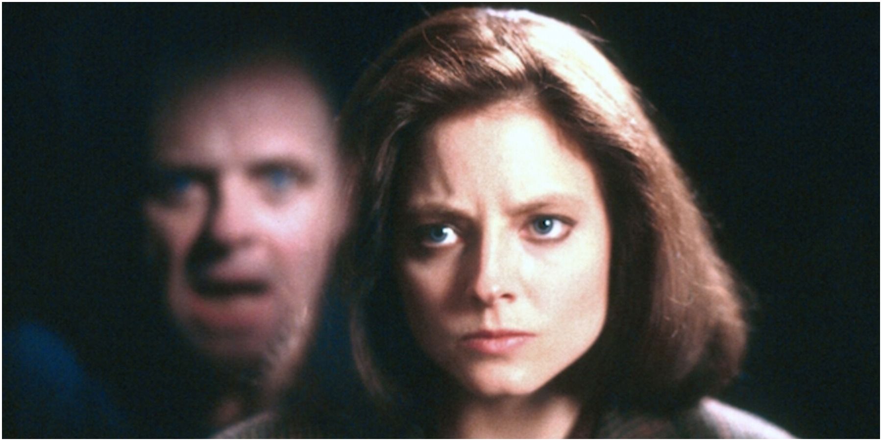 Hannibal Lector and Clarice Starling in Silence Of The Lambs