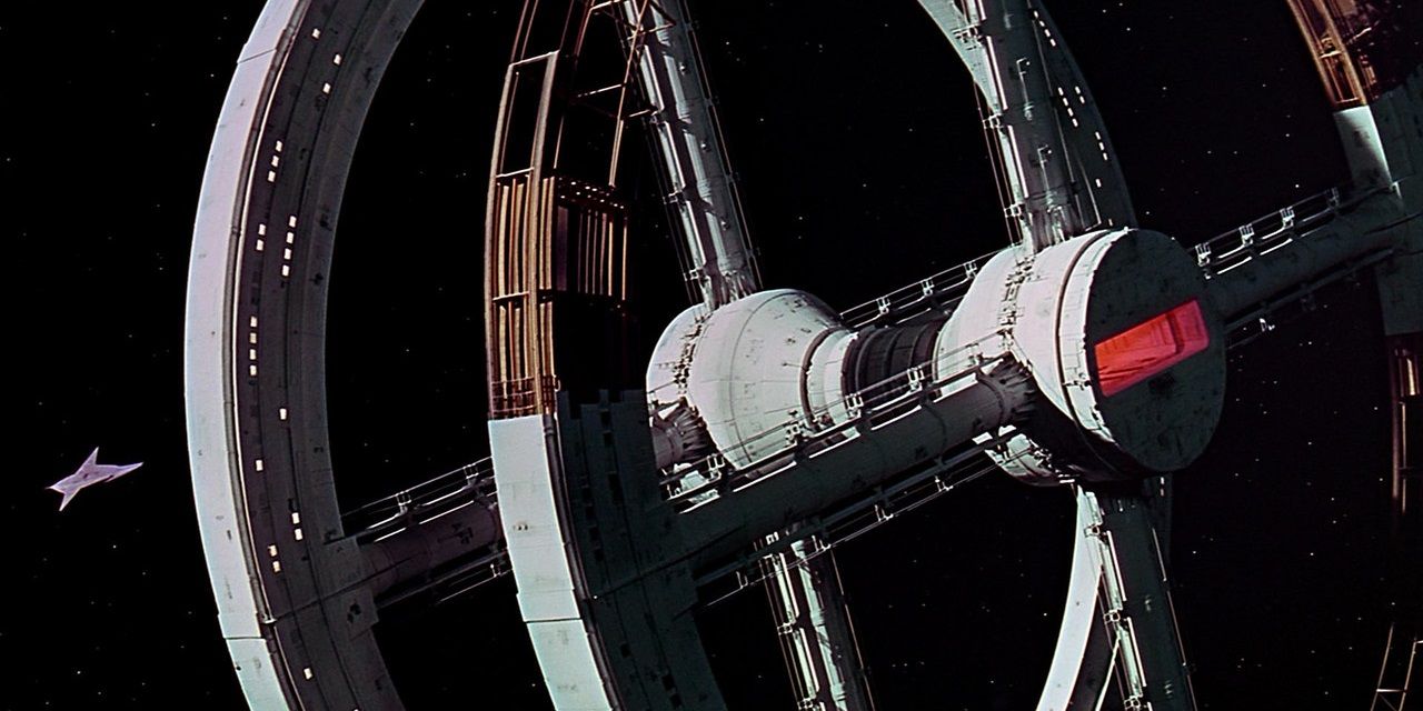 Space station in 2001 A Space Odyssey
