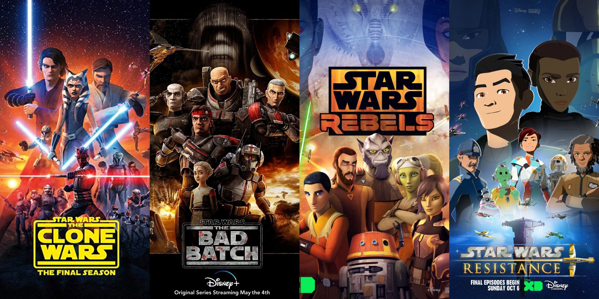 Star Wars Every Season Of The Animated Shows, Ranked (According To IMDb)