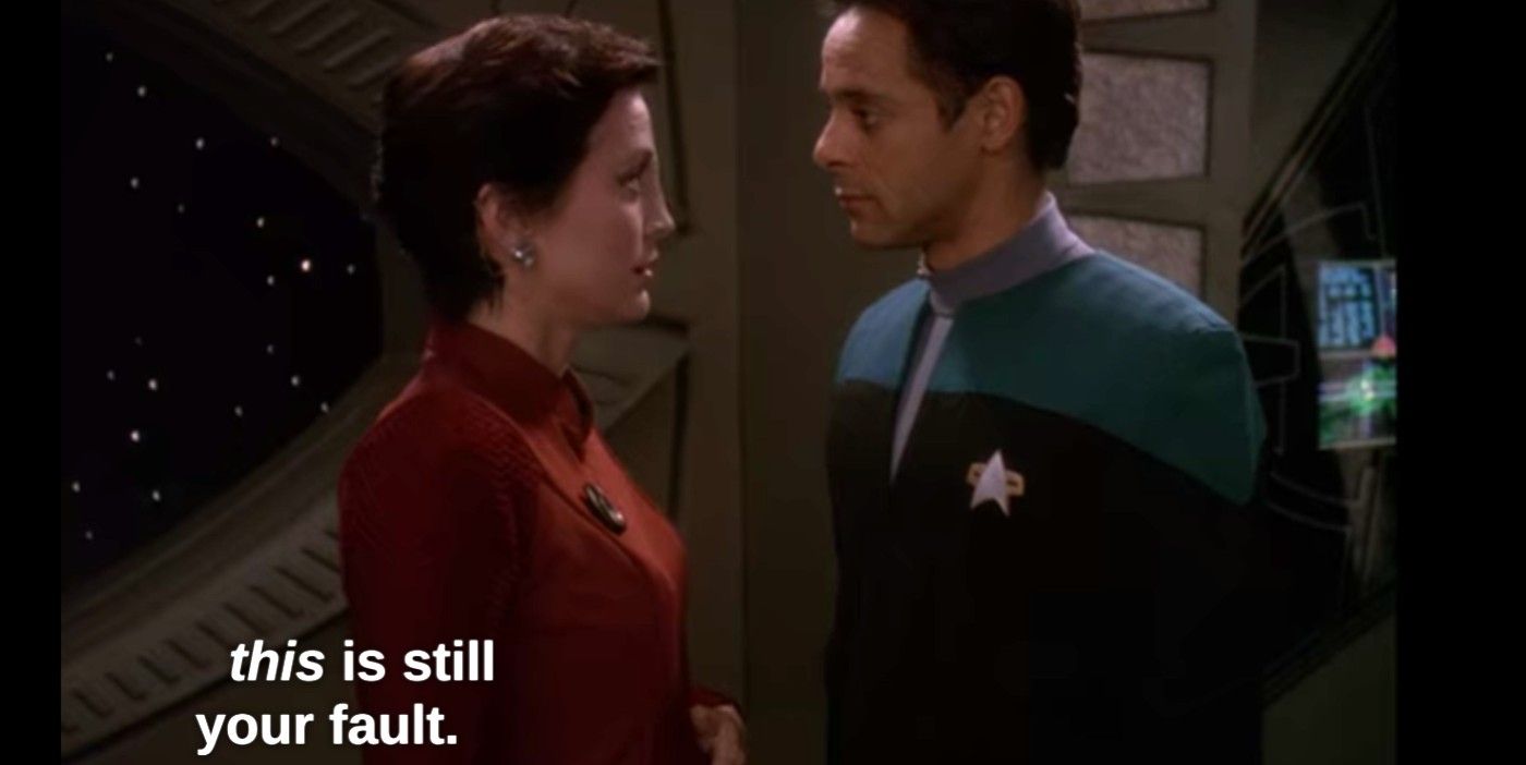 Star Trek DS9 Kira Pregnant Bashir
