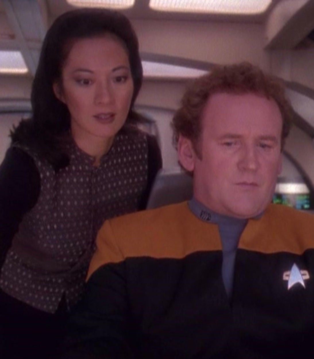 Star Trek Deep Space 9 Miles & Keiko O'Brien pic vertical