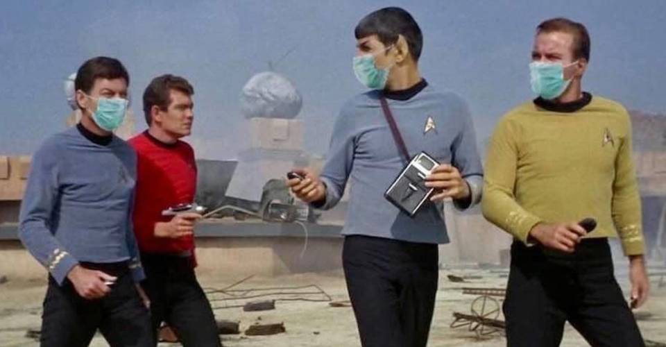 Star Trek Red Shirt Meme Highlights Importance Of Covid 19 Face Masks