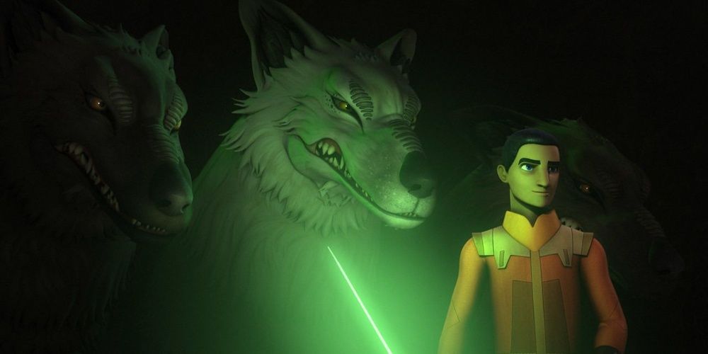 Star Wars Rebels Ezra Bridger Lothwolf Lothwolves In Fools Hope