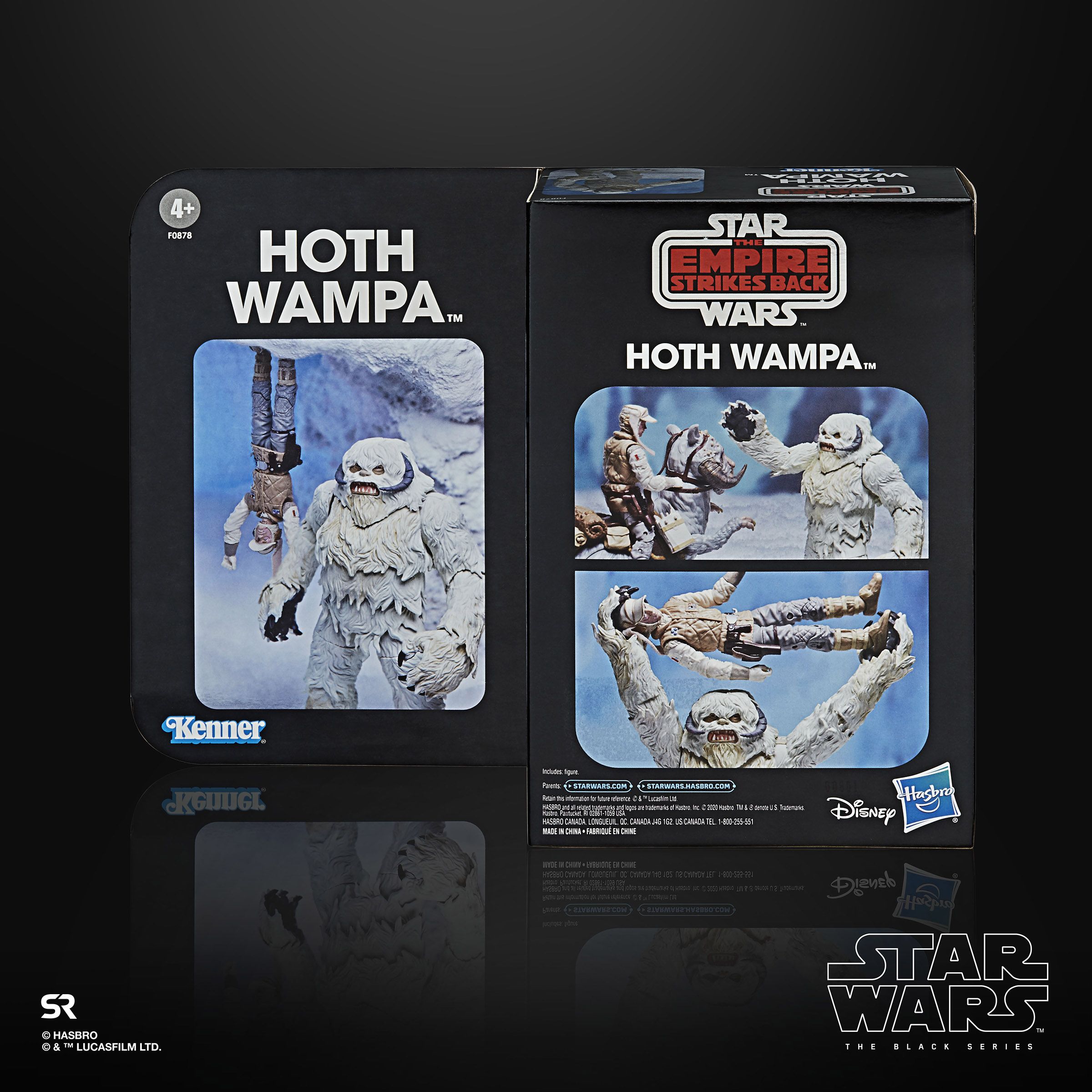 Star Wars The Black Series 6-Inch-Scale Hoth Wampa Figure Box Packaging Rear