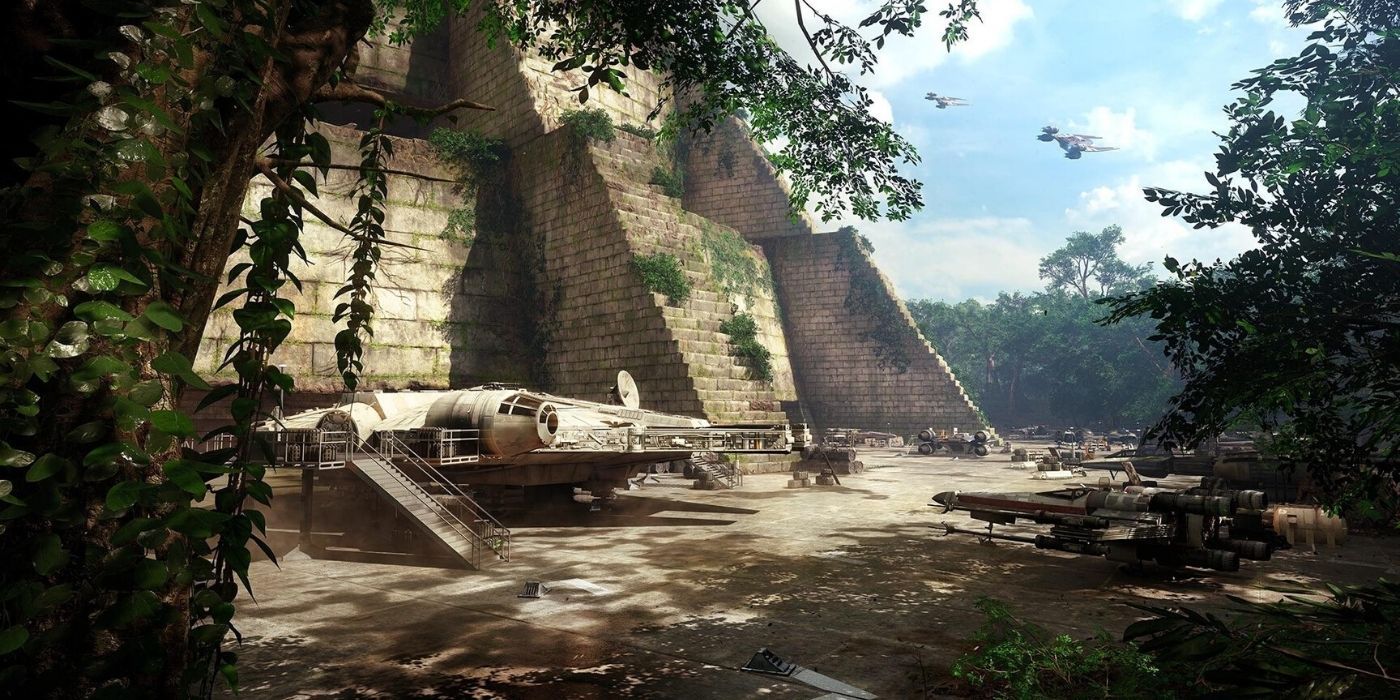 The Temples of Yavin 4 in Star Wars
