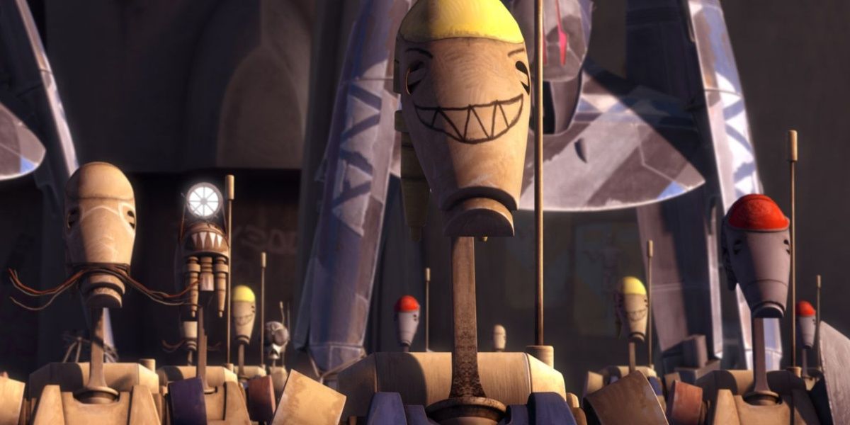 Battle droids reprogrammed in The Clone Wars