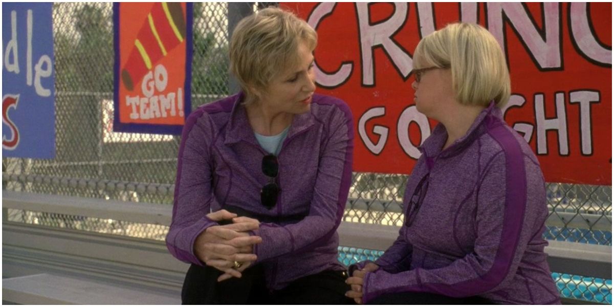 Sue and Becky in Glee