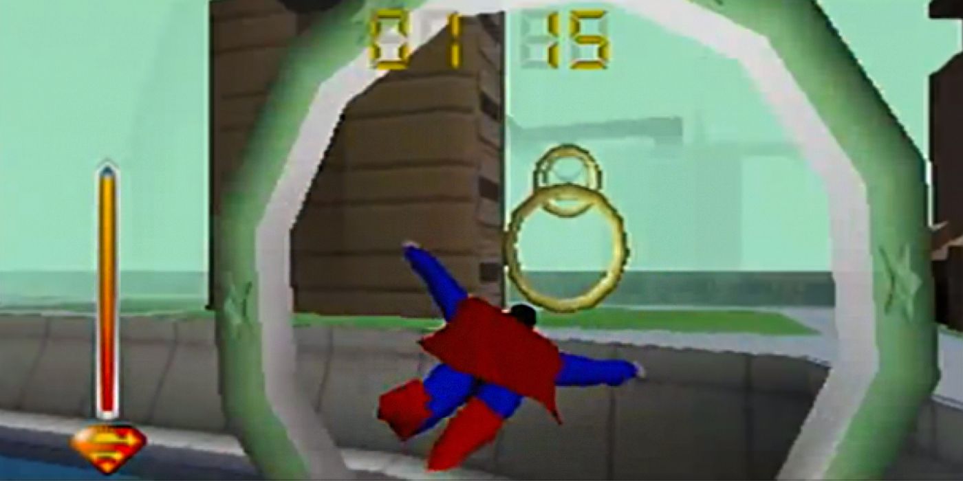 Gameplay from Superman 64