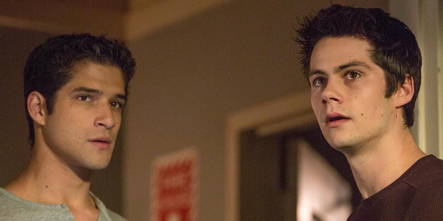 Scott and Stiles in a tense encounter in Teen Wolf.