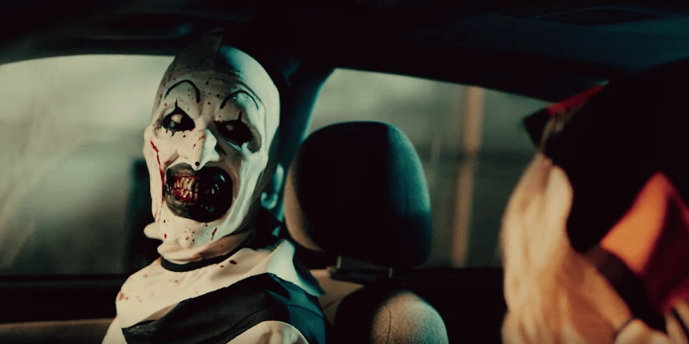 Terrifier Art The Clown In Car Smug