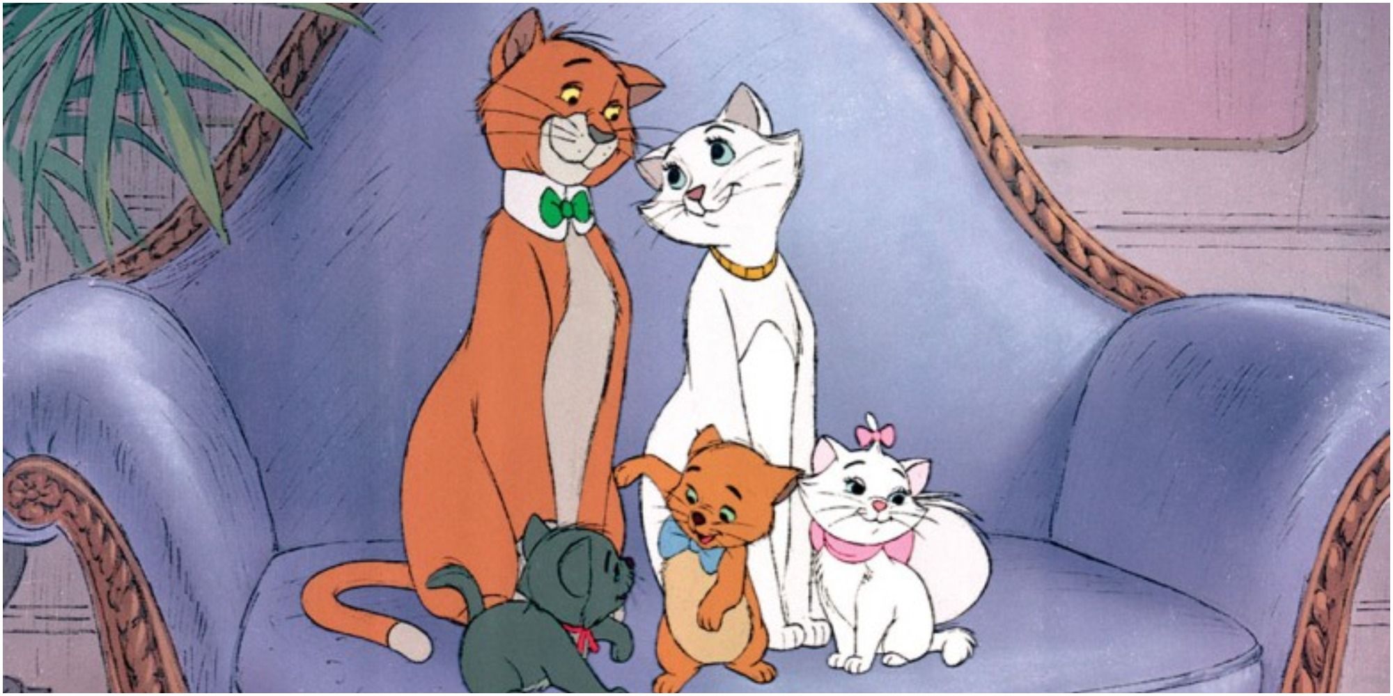 The family of cats from The Artistocats