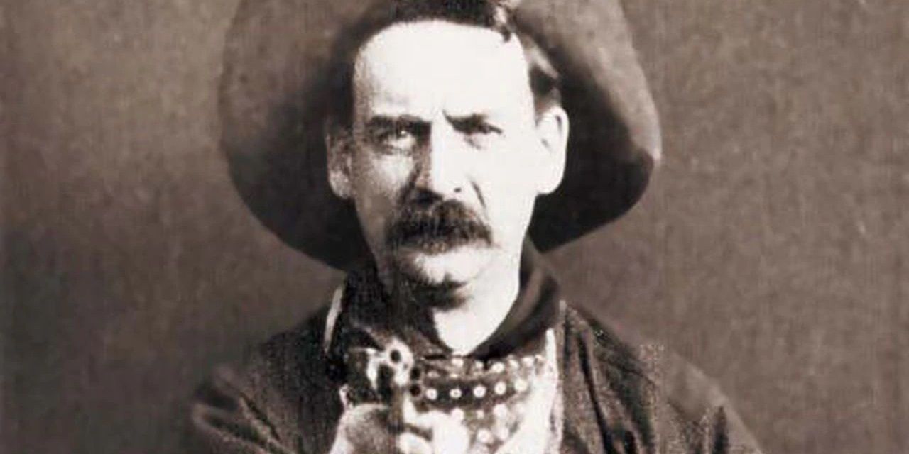 Firing a gun at the camera in The Great Train Robbery