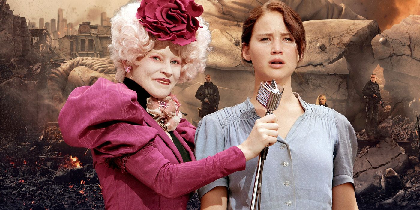 The Hunger Games Effie and Katniss