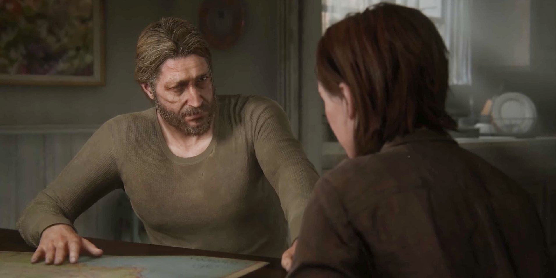 The Last Of Us 2 How Tommy Lost His Eye Being Shot In Head By Abby