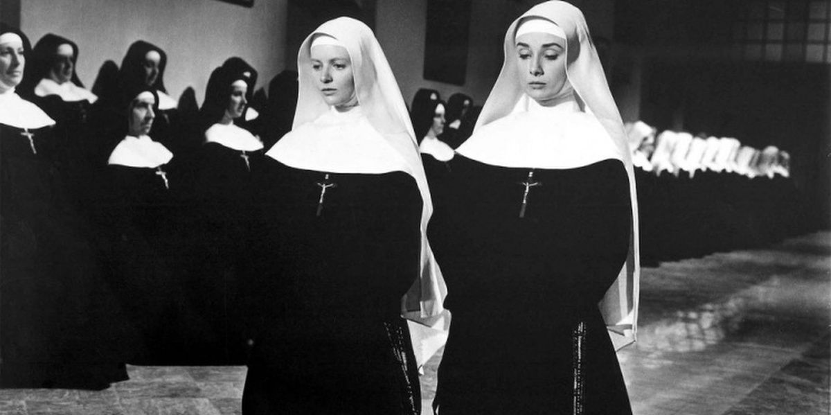 Audrey Hepburn as a nun in The Nun Story