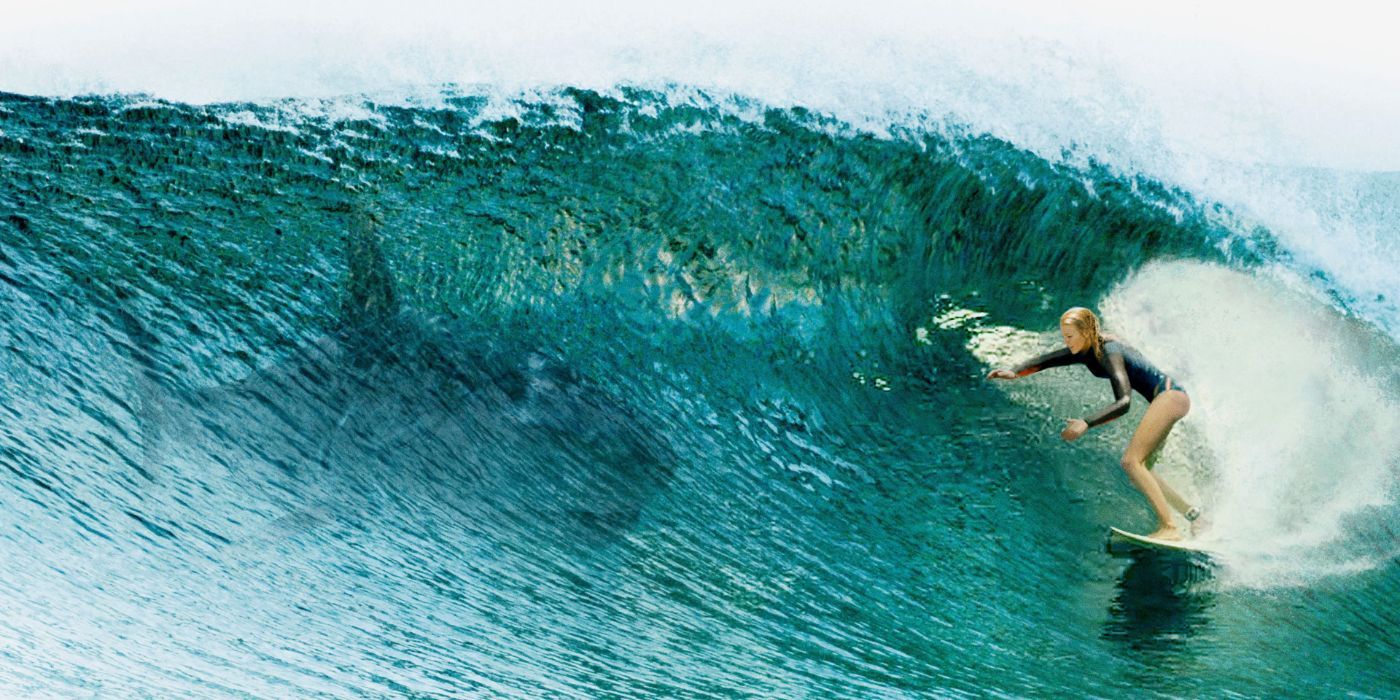 The Shallows 2016 Blake Lively Surfing Shark Wave