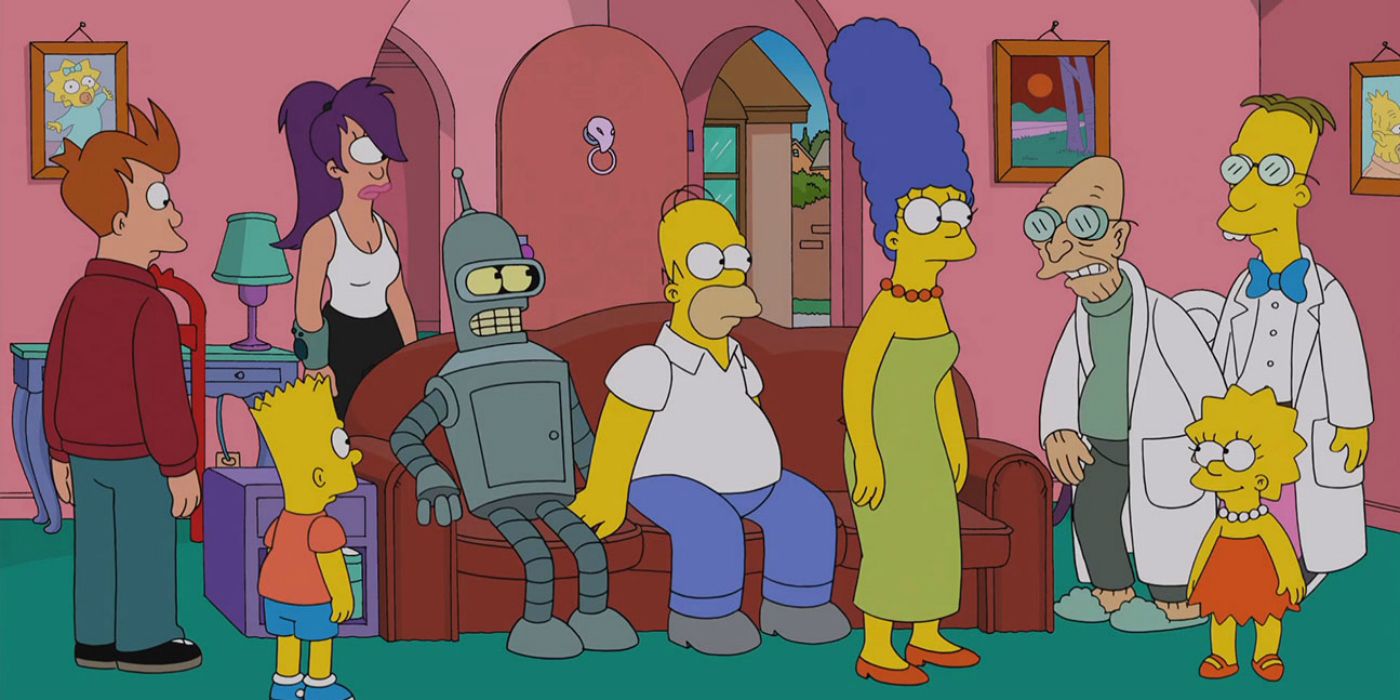 Homer Simpson & Bender Are Mashed Up Into One Drunkard In Bizzare Art