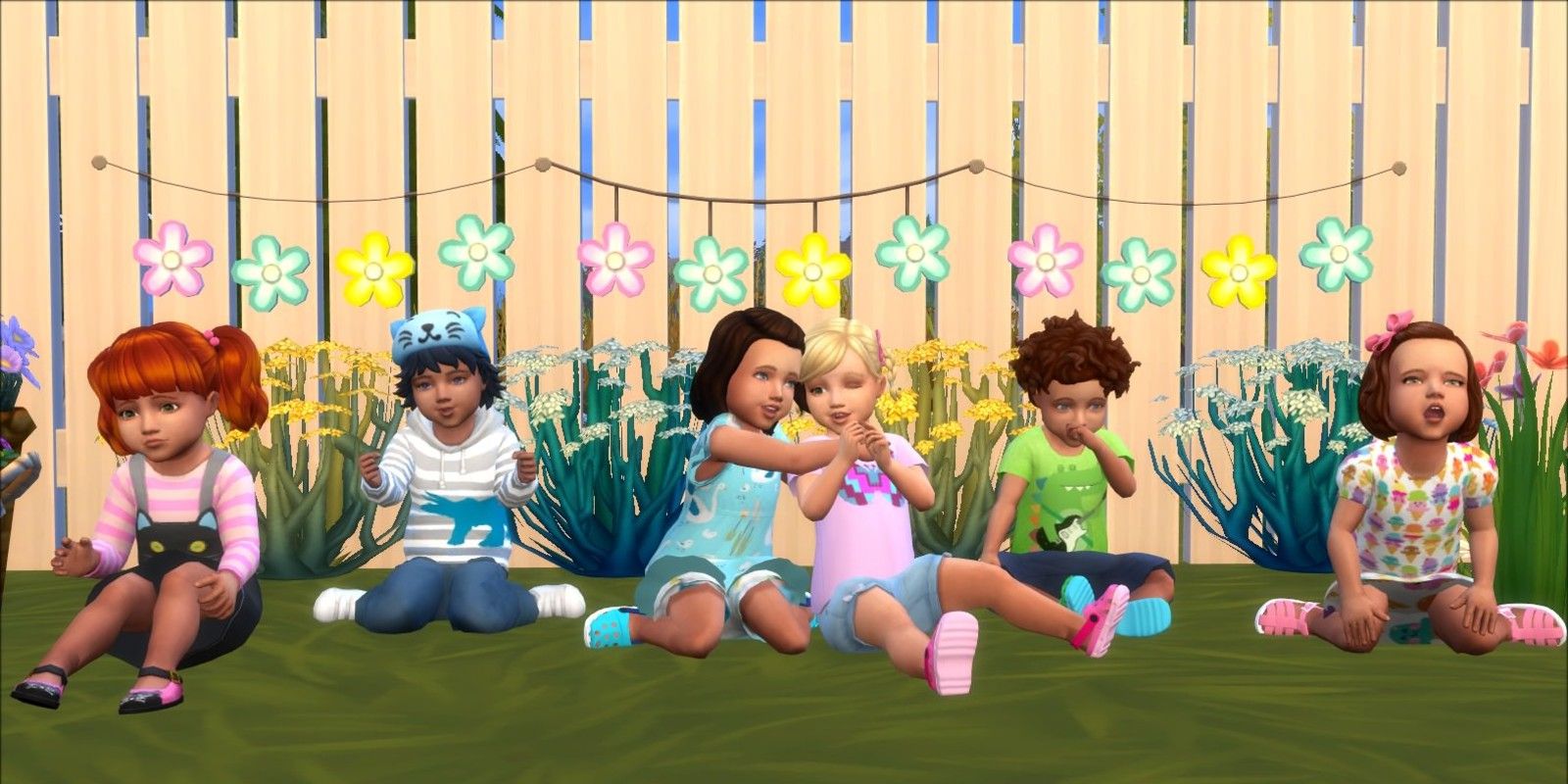 A player has sextuplets in The Sims 4
