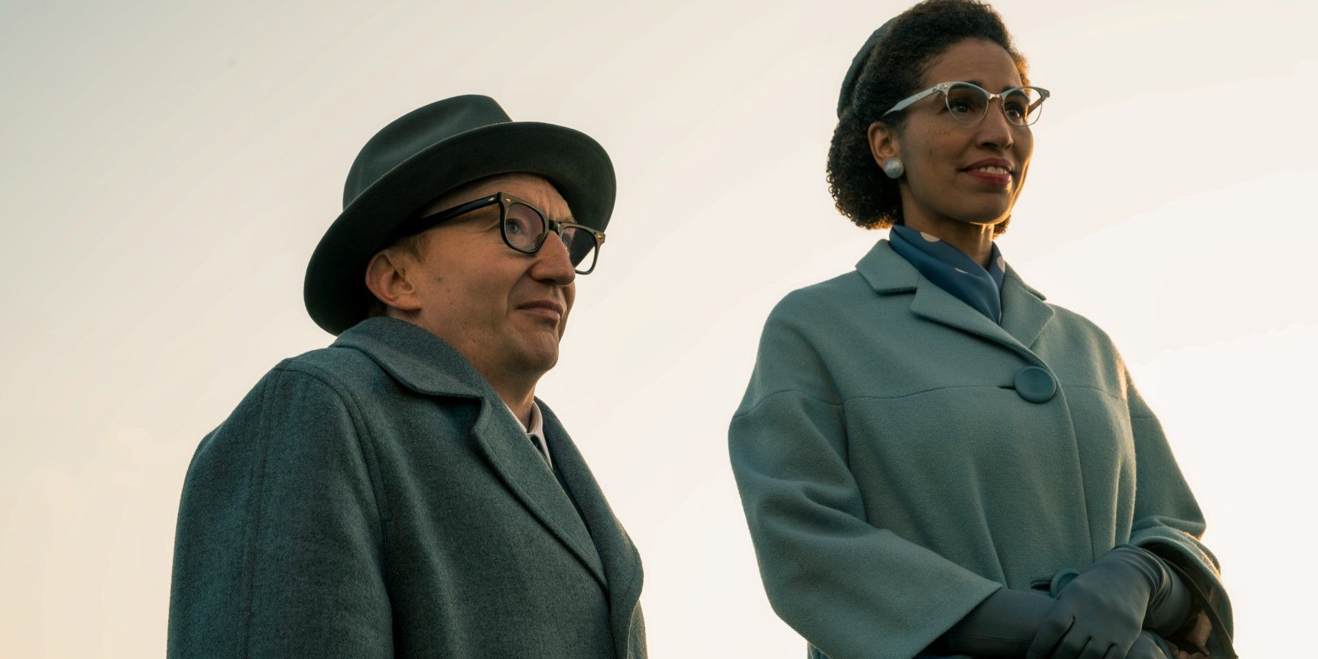 Herb and Dot looking in the same direction in The Umbrella Academy.