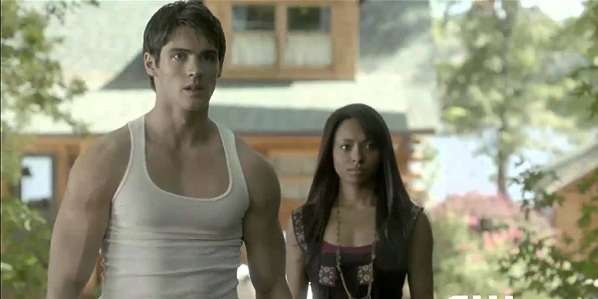Jeremy and Bonnie in The Vampire Diaries