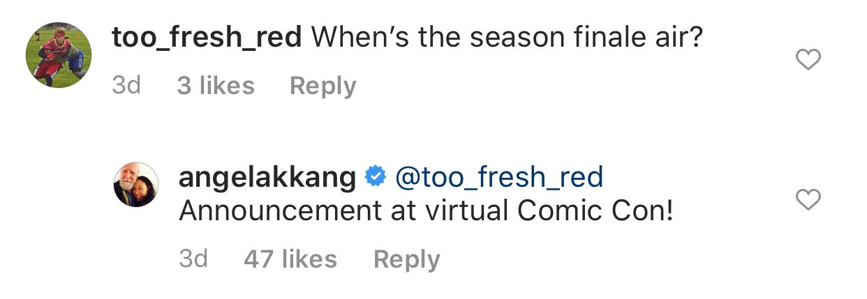 Angela Kang says The Walking Dead season 10 finale air date will be revealed at SDCC 2020