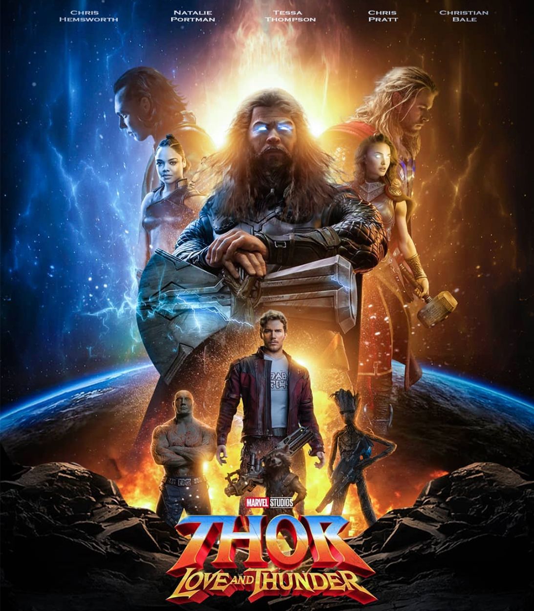 Thor Love and Thunder Fan Poster Vertical TLDR