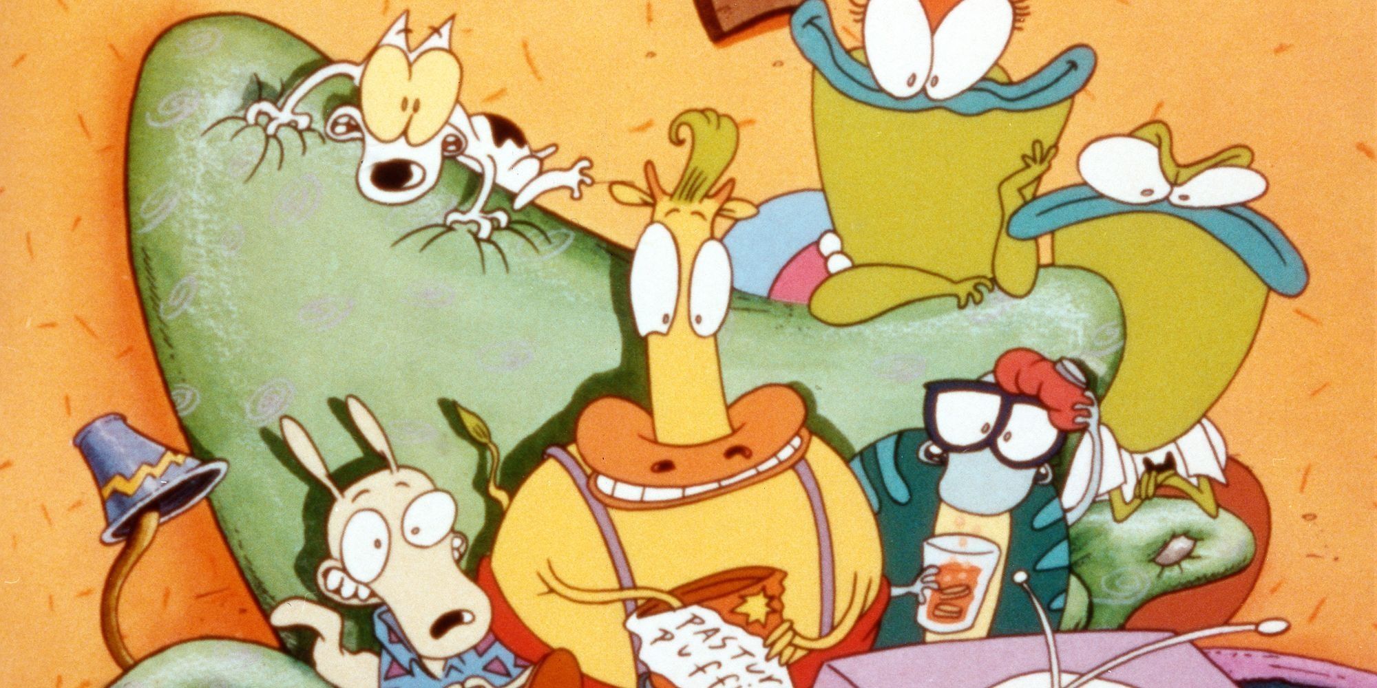 The main characters from Rocko's Modern Life.