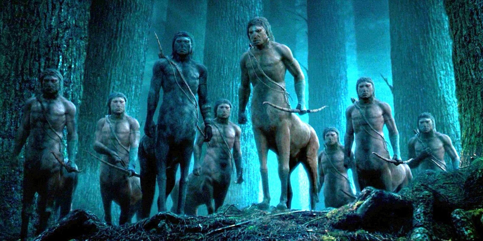 The centaurs in Harry Potter