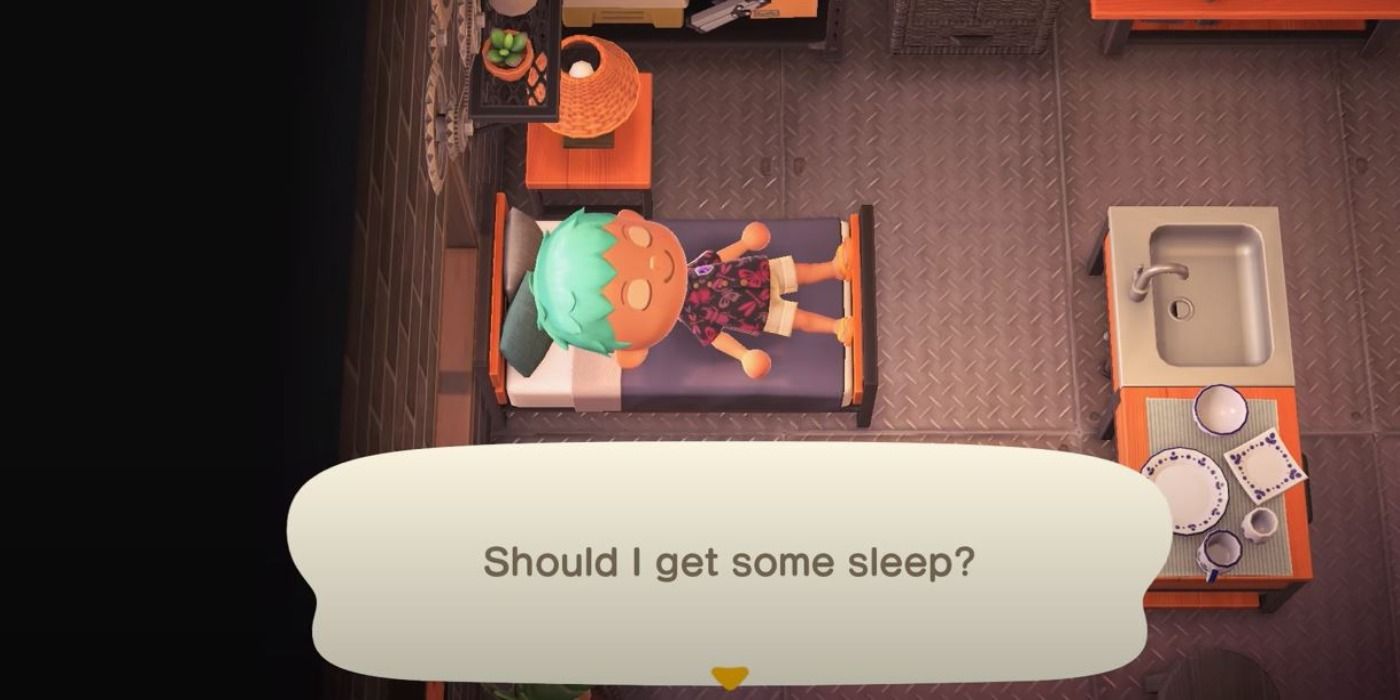 Animal Crossing, bed, dream