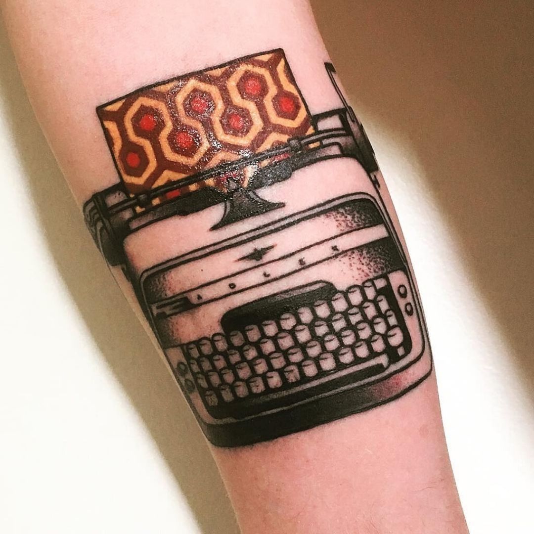 stephen king typewriter tattoo