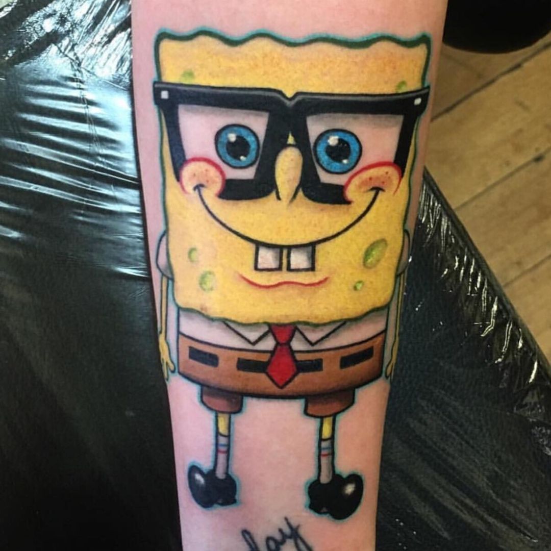 10 Tattoos Inspired By SpongeBob SquarePants