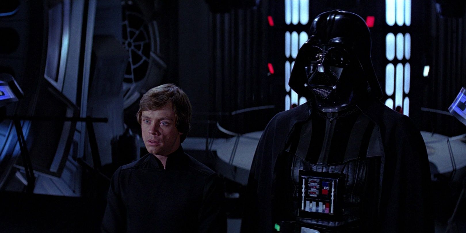 Vader and Luke in Return of the Jedi