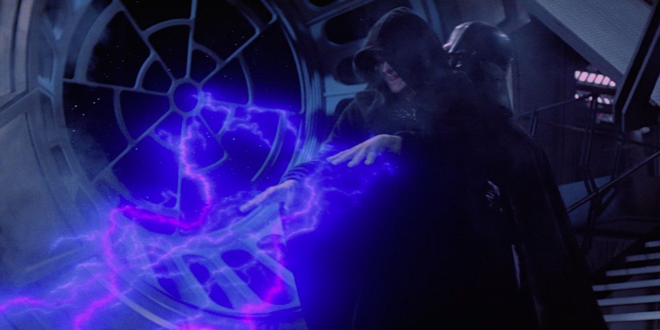 Vader kills Palpatine in Star Wars