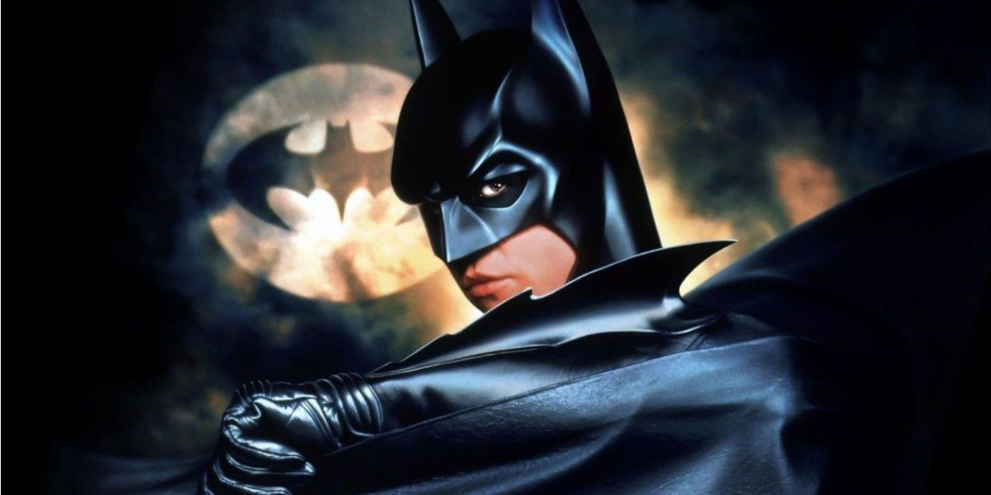 Val Kilmer suited up in Batman Forever
