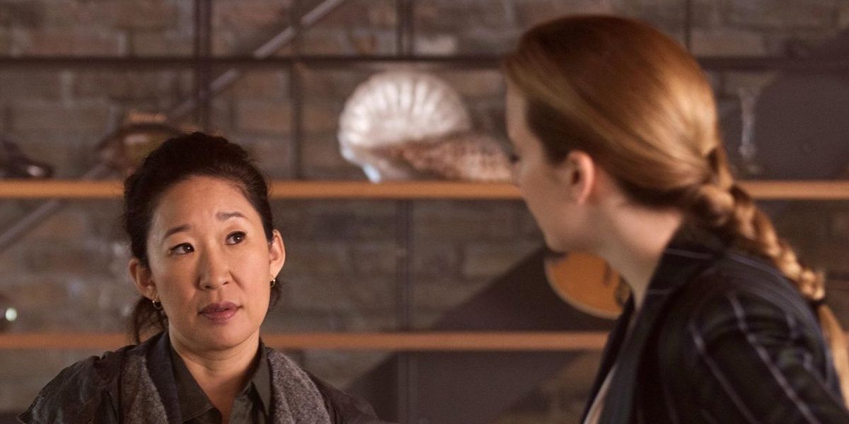 Eve and Villanelle argue about morality in Killing Eve