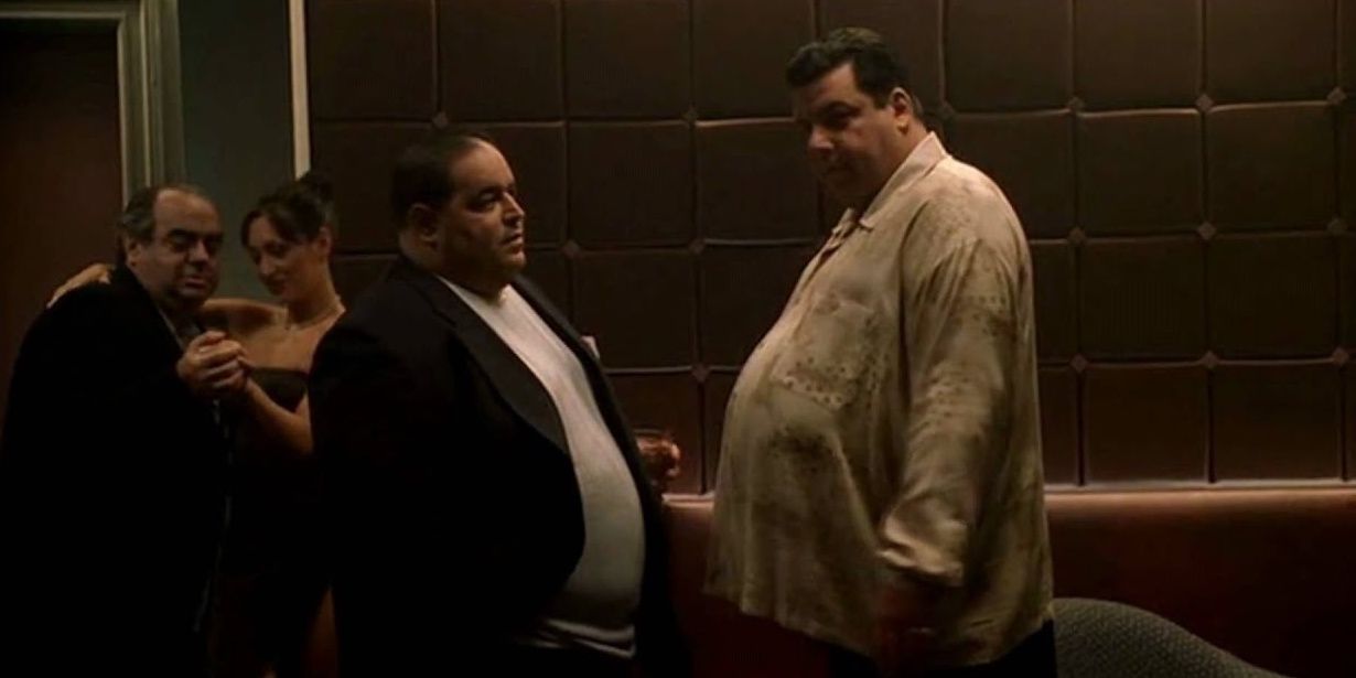 Vito talking to Bobby in The Sopranos as Paulie Walnuts makes fun of them