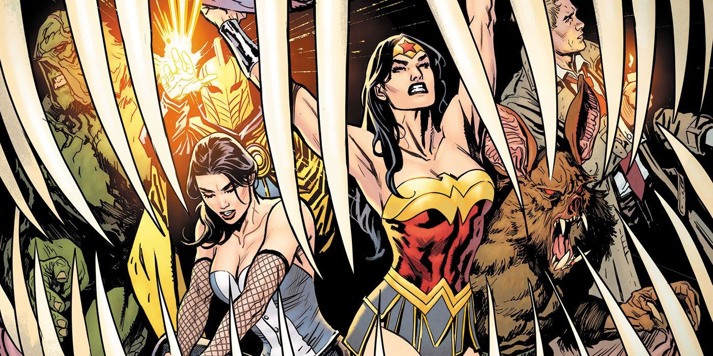 Wonder Woman Justice League Dark Art