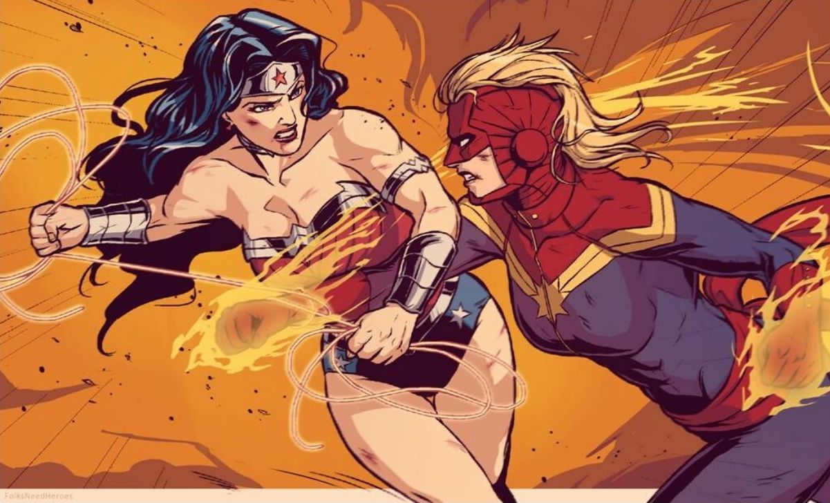 Wonder Woman Vs Captain Marvel