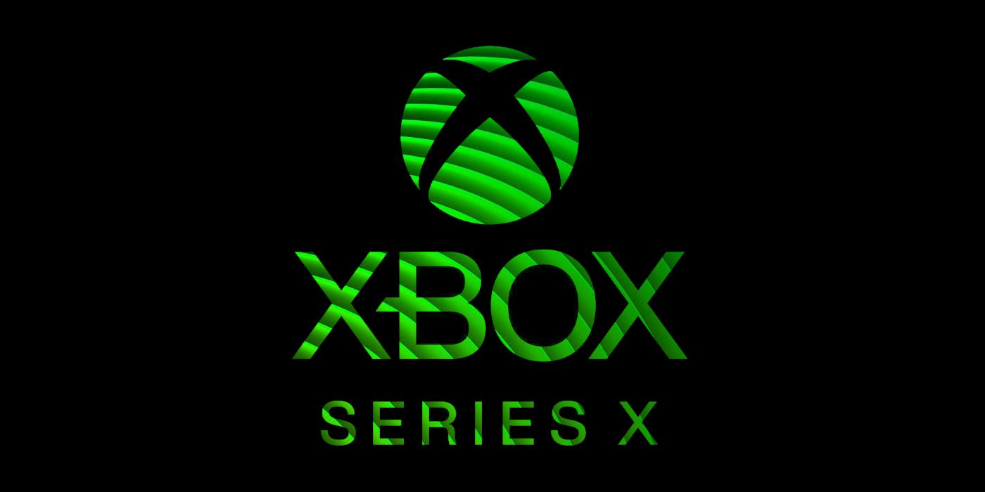 Xbox Series X Logo Green Abstract