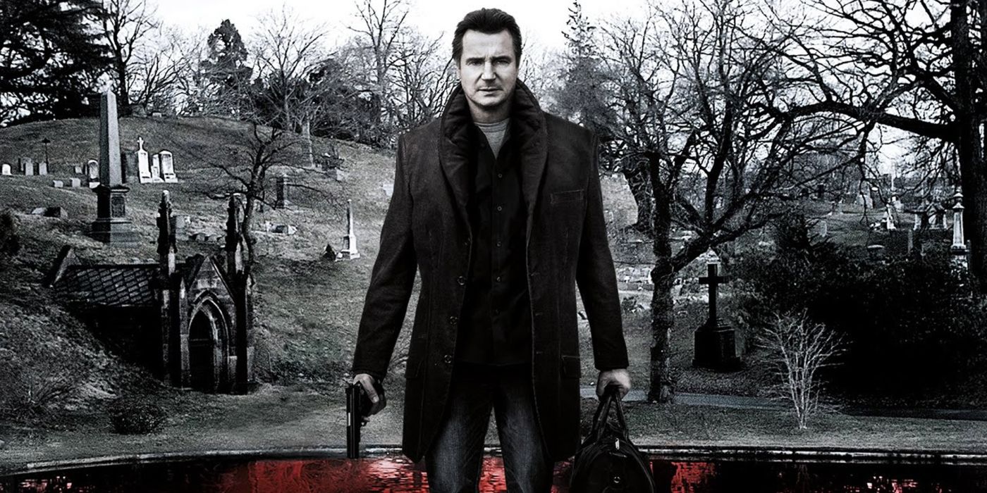 a walk among the tombstones poster