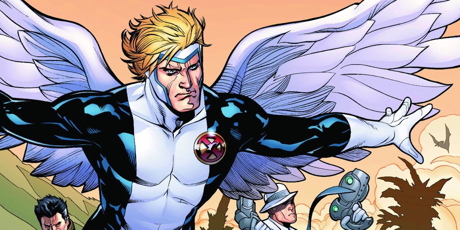 Angel flying in X-Men comics