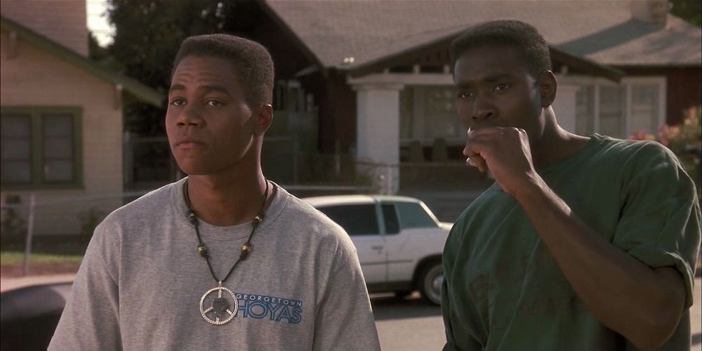 Tre and Ricky on the street in Boyz N The Hood