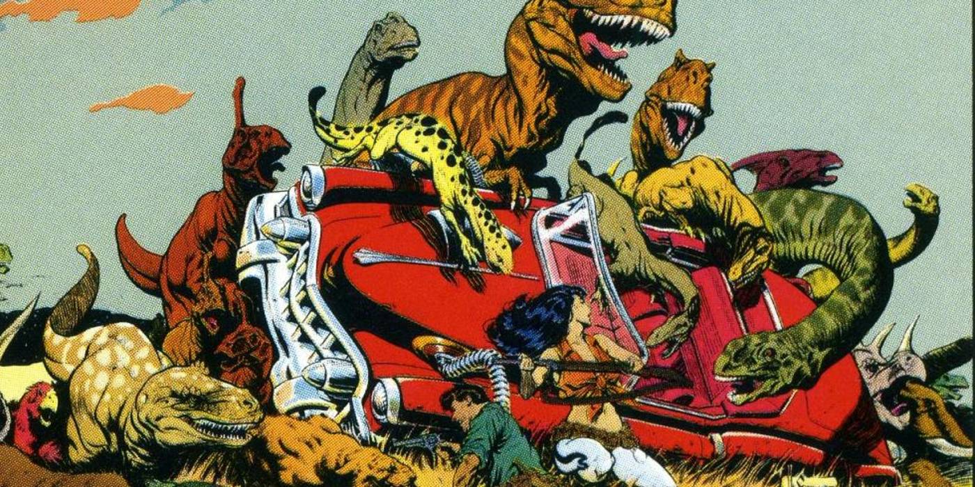 Comic cadillacs and dinosaurs